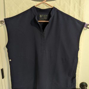 Navy FIGS - tall pants!